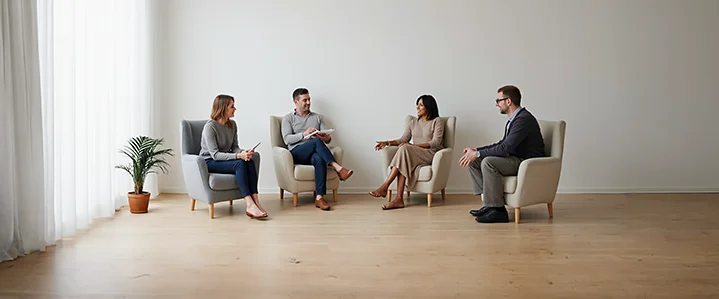 Existentiella gruppsamtal med trygg handledning
